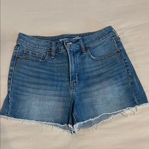Old Navy Blue Jean Shorts with Frayed Hem